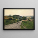 Shepherds on a country path - Paul Franz Flickel — framed artwork on a wall