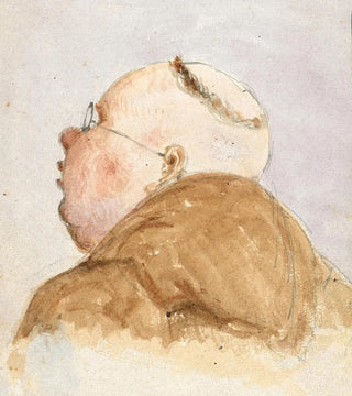 Paul Franz Otto - Mnch mit Brille von hinten.webp