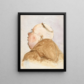 Paul Franz Otto - Mnch mit Brille von hinten.webp