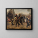 The Fire Chief - Paul Friedrich Meyerheim — framed artwork on a wall
