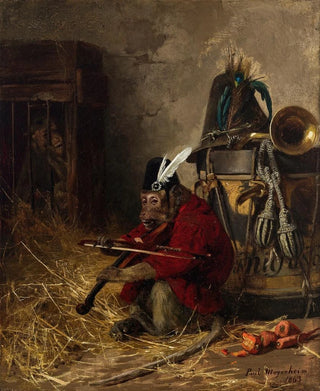 Paul Friedrich Meyerheim - Geigender Affe.webp