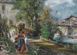 Paul Friedrich Meyerheim - Wscherin im Gebirge.webp