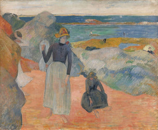 Beach Scene - Paul Gauguin — artwork view