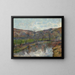 Landscape of Brittany - Paul Gauguin — framed artwork on a wall
