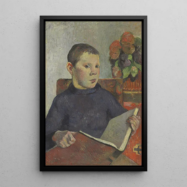 Clovis - Paul Gauguin — framed artwork on a wall