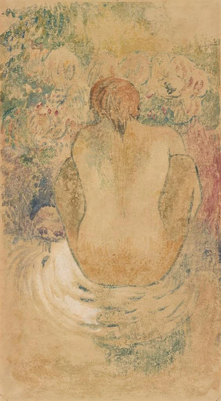 Paul Gauguin - Crouching Tahitian Woman Seen from the Back.webp