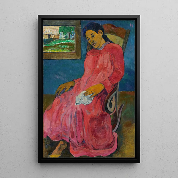 Faaturuma - Paul Gauguin — framed artwork on a wall