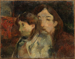 Figures dans un intérieur - Paul Gauguin — artwork view