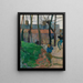 Maisons au Pouldu - Paul Gauguin — framed artwork on a wall