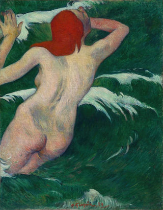 Paul Gauguin - In the Waves Dans les Vagues.webp