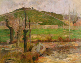 Landscape Painting near Pont-Aven - Paul Gauguin — artwork view