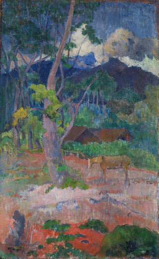 Paul Gauguin - Landscape with a Horse.webp