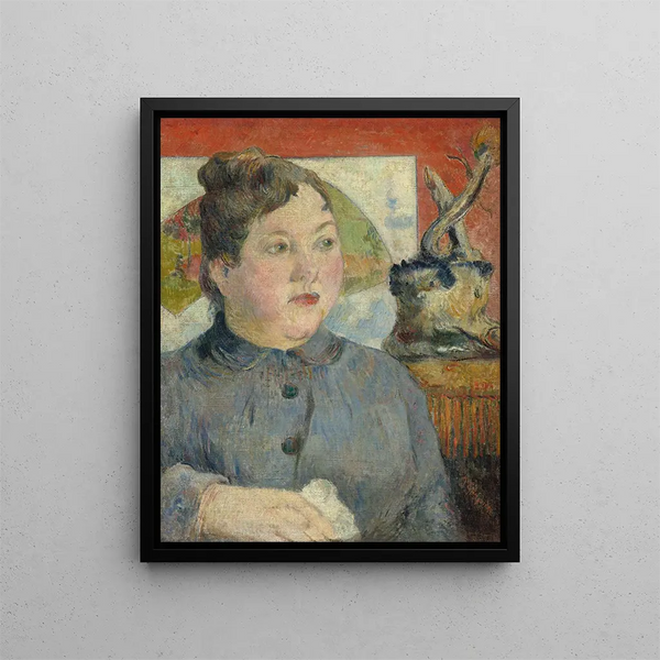 Madame Alexandre Kohler - Paul Gauguin — framed artwork on a wall