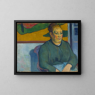 Madame Roulin - Paul Gauguin — framed artwork on a wall