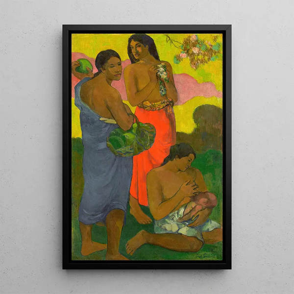 Maternity II - Paul Gauguin — framed artwork on a wall