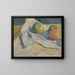 Still life with apples - Paul Gauguin — framed artwork on a wall