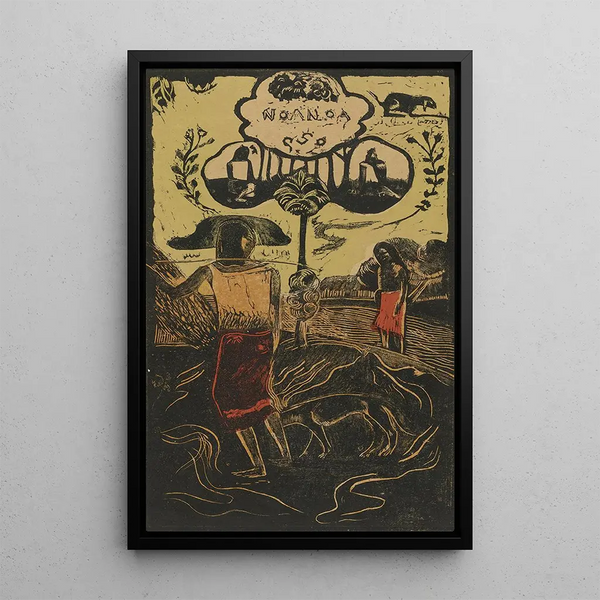 Noa Noa - Paul Gauguin — framed artwork on a wall