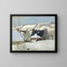 Pont-Aven sous la neige ou Effet de neige - Paul Gauguin — framed artwork on a wall