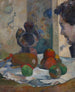 Still life with Laval profile - Paul Gauguin — artwork view