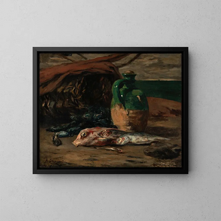 Still life - Paul Gauguin — framed artwork on a wall