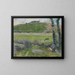 on the Aven upstream of Pont-Aven - Paul Gauguin — framed artwork on a wall