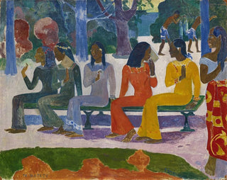 The Market - Paul Gauguin — artwork view