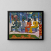 The Market - Paul Gauguin — framed artwork on a wall
