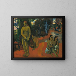 Les Eaux Délectables de Te Pape Nave Nave - Paul Gauguin — framed artwork on a wall