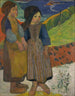 Deux Bretonnes au bord de la mer - Paul Gauguin — artwork view