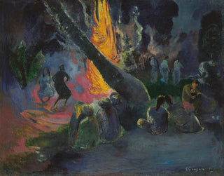 Upa Upa, la danse du feu - Paul Gauguin — artwork view