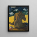 Woman of the Sea Woman at Sea - Paul Gauguin — framed artwork on a wall