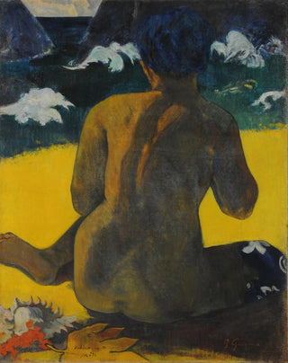 Paul Gauguin - Vahine no te miti Woman at the beach.webp