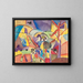 Composition with Horses - Paul Gauguin — framed artwork on a wall