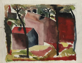 Houses - Paul Gauguin — artwork view