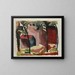 Houses - Paul Gauguin — framed artwork on a wall