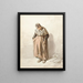 Aglaé - Paul Gavarni — framed artwork on a wall