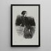 Gulnare Mlle Waldor - Paul Gavarni — framed artwork on a wall