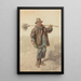 The Cordonner - Paul Gavarni — framed artwork on a wall