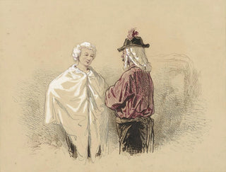 Two men in conversation - Paul Gavarni — artwork view