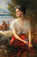 La jolie pêcheuse - Paul Hermann Wagner — artwork view