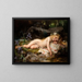 Nymphe de la forêt - Paul Hermann Wagner — framed artwork on a wall