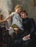 La Petite couturière - Paul Hermann Wagner — artwork view