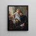La Petite couturière - Paul Hermann Wagner — framed artwork on a wall