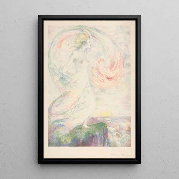 Allegory - Paul Herrmann — framed artwork on a wall