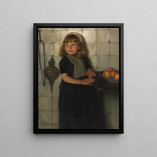Paul Hoecker - Mdchen mit pfeln.webp
