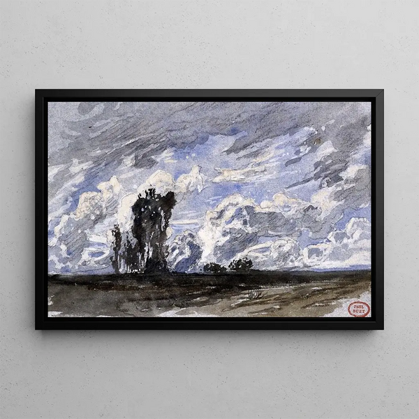 Fontenay-aux-Roses - Paul Huet — framed artwork on a wall