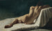 Lost in Thought, male nude from behind lying on a sofa - Paul Klapper — artwork view