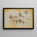 a lion troupe taking note - Paul Klee — framed artwork on a wall
