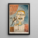 Adam and Little Eve - Paul Klee — framed artwork on a wall