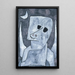 Candidate angel - Paul Klee — framed artwork on a wall
